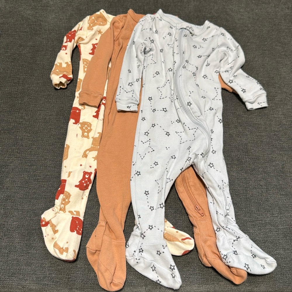 $6 when you add to bundle-Footie Jammies (3)